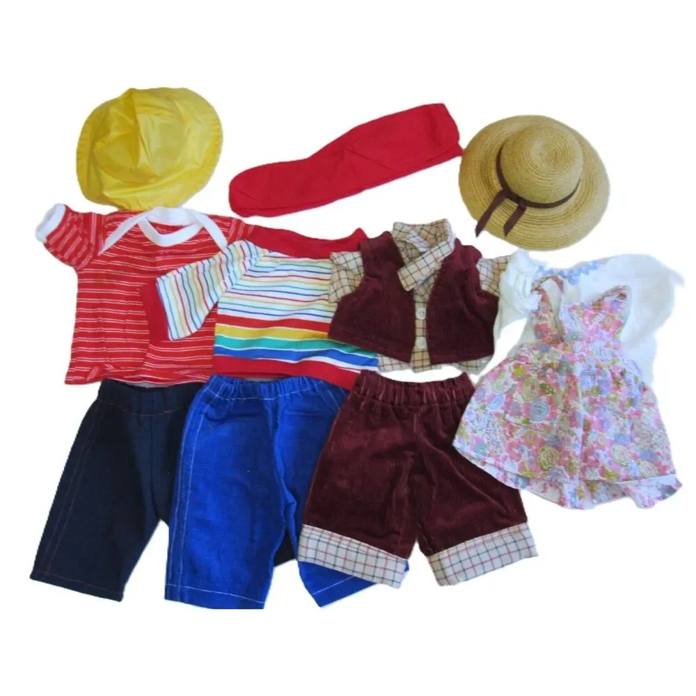 1980s Doll Clothing Outfits Lot Boys Girls Unisex Accessories Vintage No Brand
